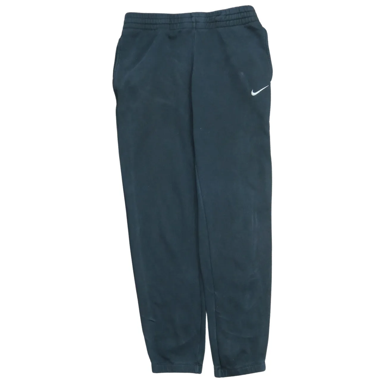 Nike Black Joggers Sweatpants Men’s Small Embroidered Swoosh Elastic Waist Cuffed Hem Loungewear sold by Vintage Club