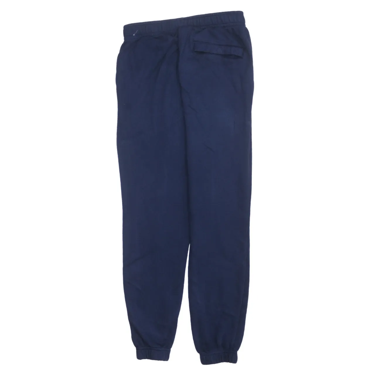 Nike Navy Blue Joggers Men's Small Embroidered Swoosh Elasticated Cuffs Fleece Sweatpants sold by Vintage Club product image thumbnail 2