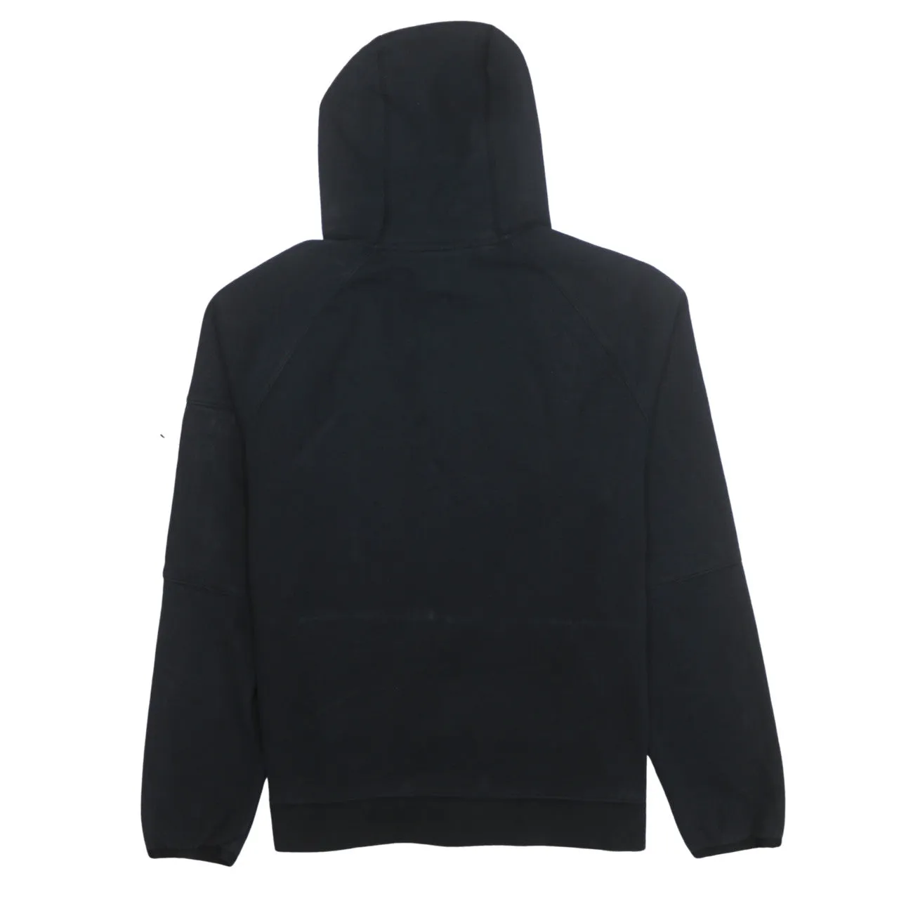 Nike Black Full Zip Hoodie Women’s Large Embroidered Swoosh Arm Zip Pocket Sweatshirt sold by Vintage Club product image thumbnail 2