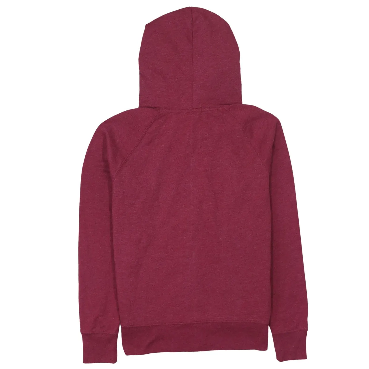 Gap Burgundy Red Zip Hoodie Women's Medium Embroidered Logo Split Pockets Sweatshirt sold by Vintage Club product image thumbnail 2