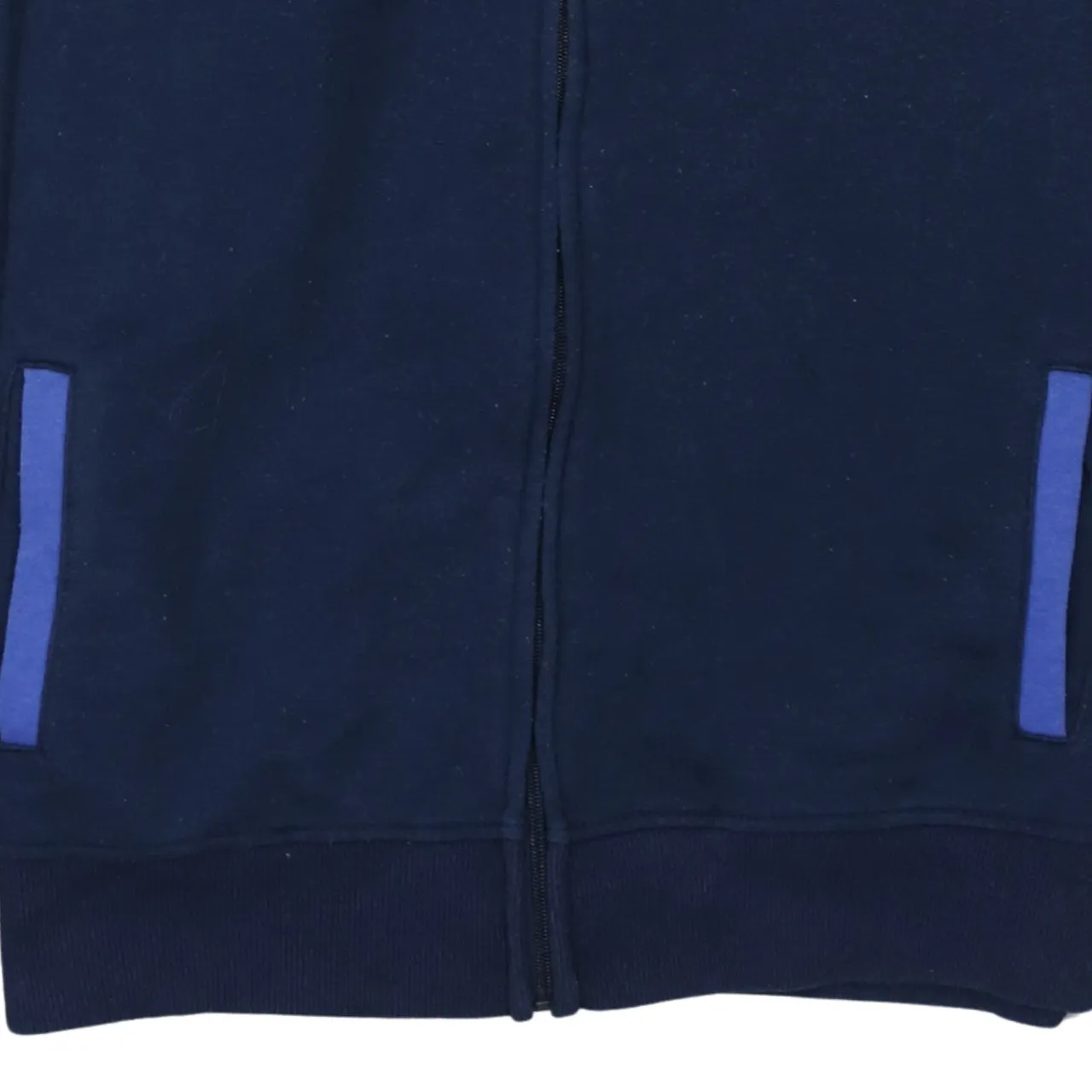 Sergio Tacchini Navy Blue Zip Sweatshirt Men’s Large Embroidered Chest Logo Contrast Collar Track Top sold by Vintage Club product image thumbnail 4