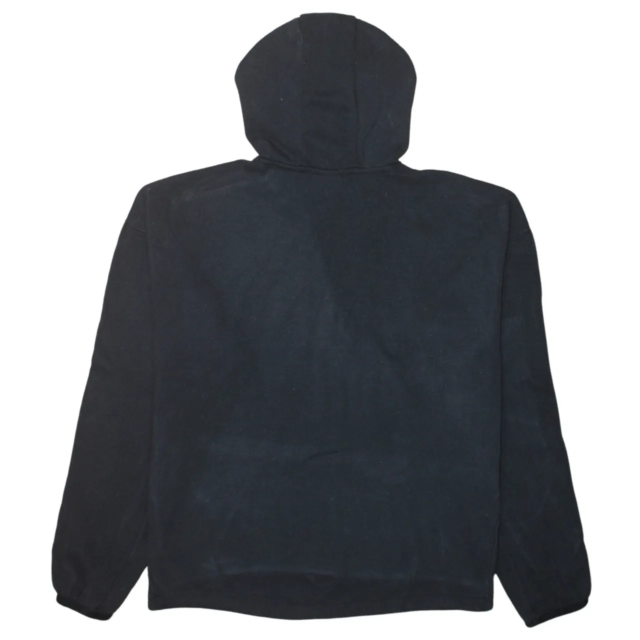 Adidas Black Hoodie Women’s Medium Embroidered Chest Logo Pullover Fleece Sweatshirt sold by Vintage Club product image thumbnail 2