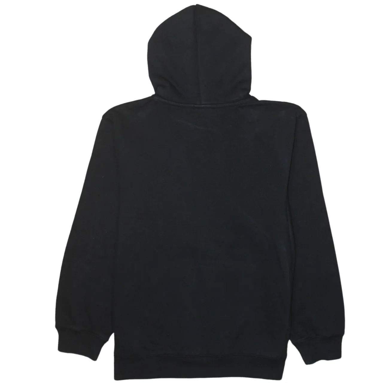 Nike Black Hoodie Women's Large Embroidered Swoosh Logo Front Pocket Pullover Sweatshirt sold by Vintage Club product image thumbnail 2