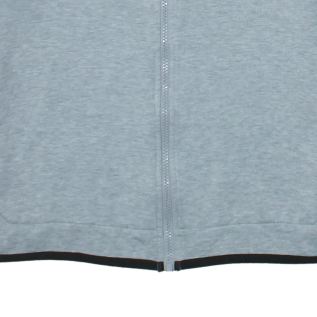 Nike Grey Full Zip Hoodie Women’s XLarge Embroidered Logo Zip Pockets Contrast Trim Sweatshirt sold by Vintage Club product image thumbnail 4