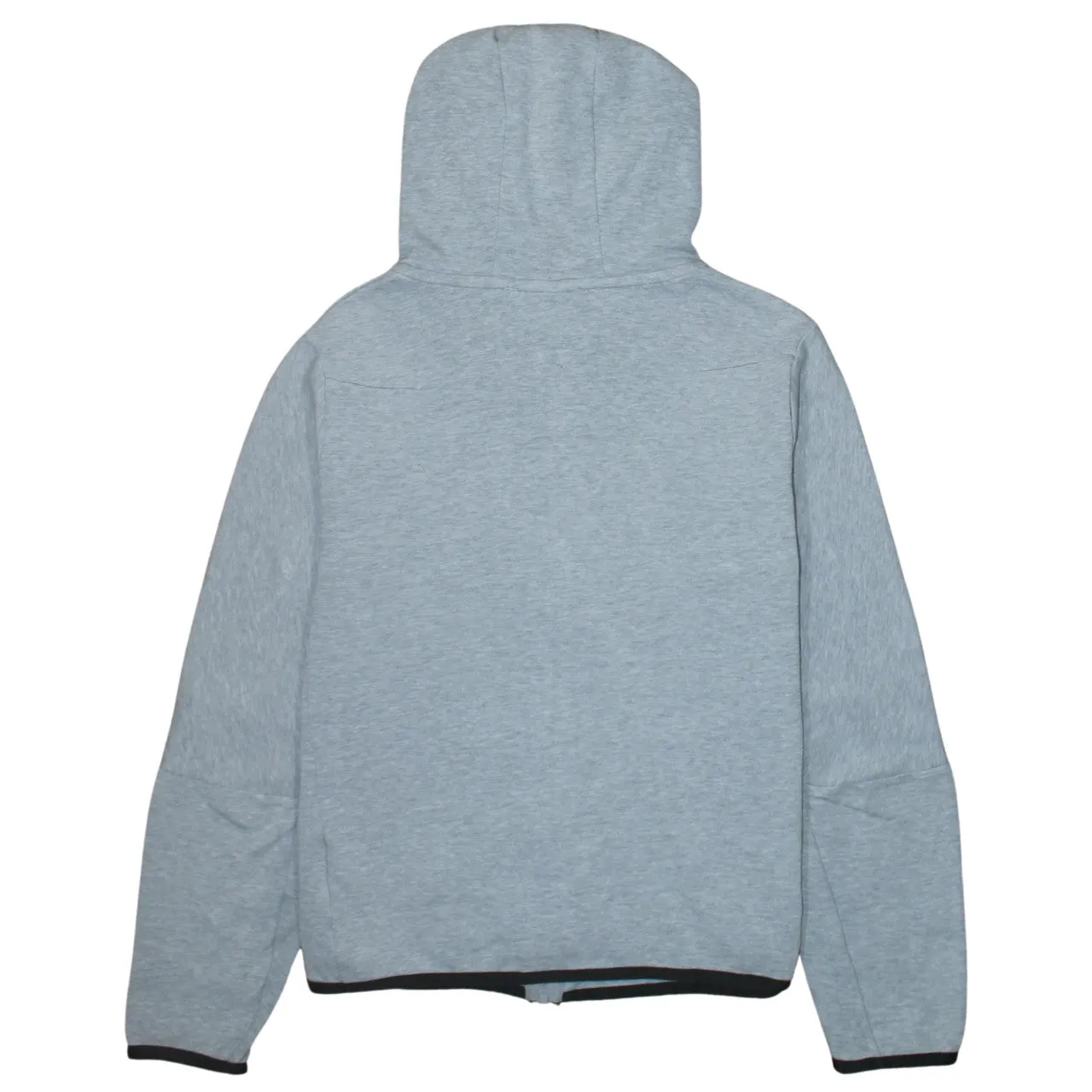 Nike Grey Full Zip Hoodie Women’s XLarge Embroidered Logo Zip Pockets Contrast Trim Sweatshirt sold by Vintage Club product image thumbnail 2