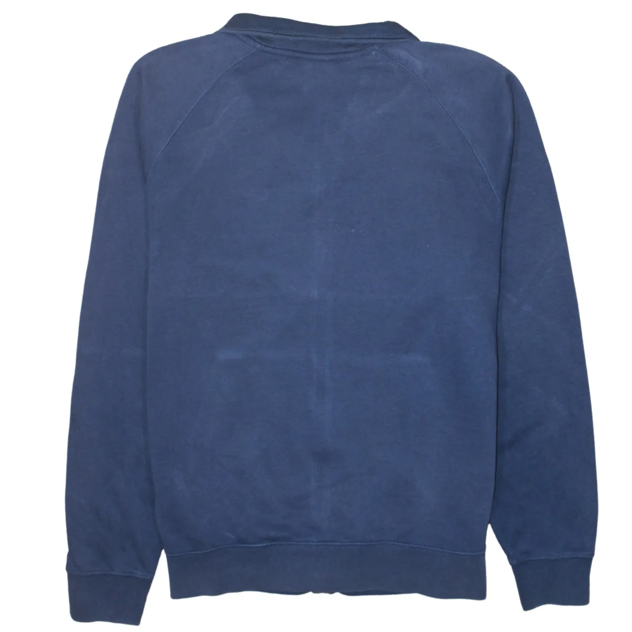 Nike Navy Blue Full Zip Sweatshirt Men's Small Embroidered Swoosh Split Colour Fleece Top sold by Vintage Club product image thumbnail 2