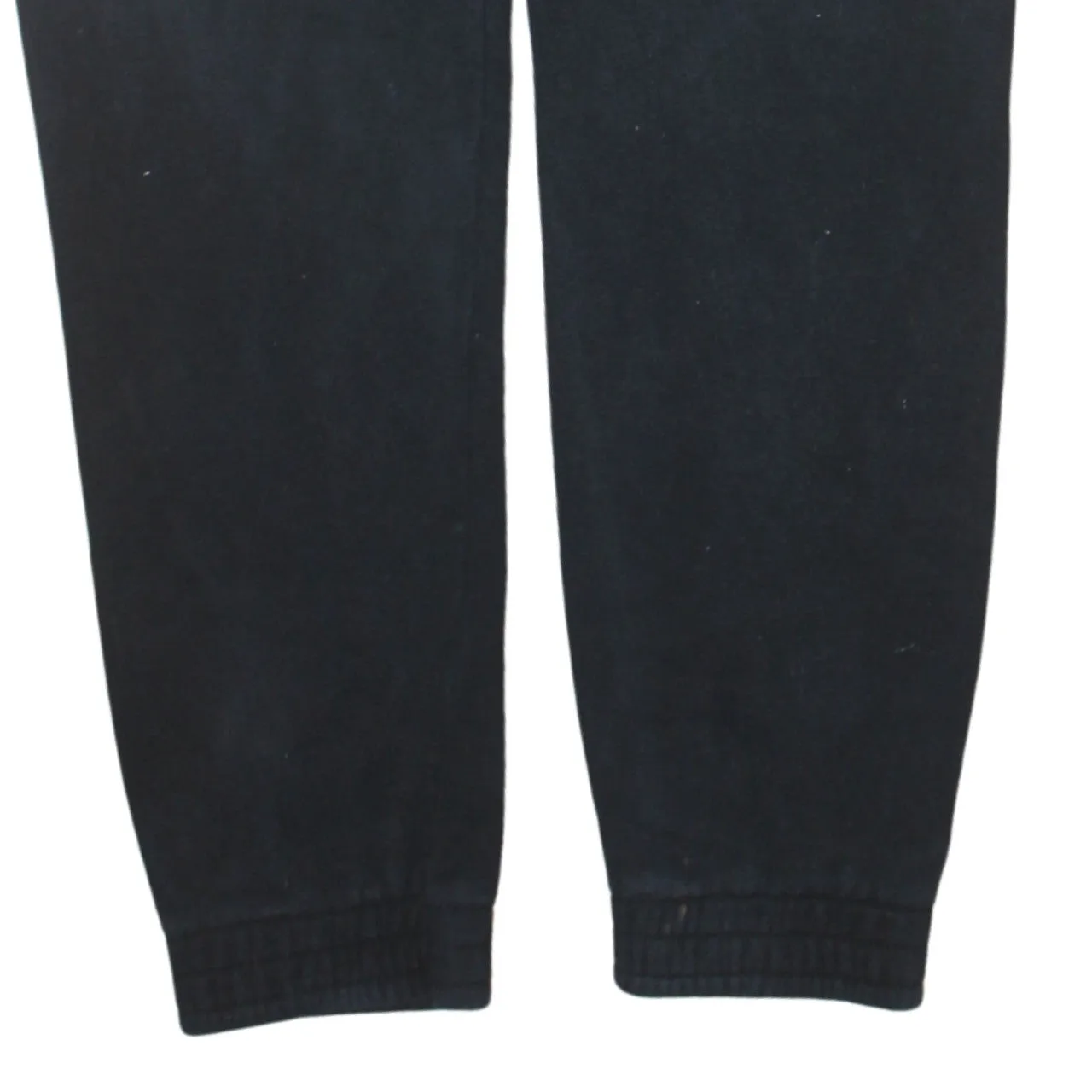 Adidas Black Joggers Men's Small Embroidered Logo Three Stripe Knees Elasticated Cuffs Sweatpants sold by Vintage Club product image thumbnail 4