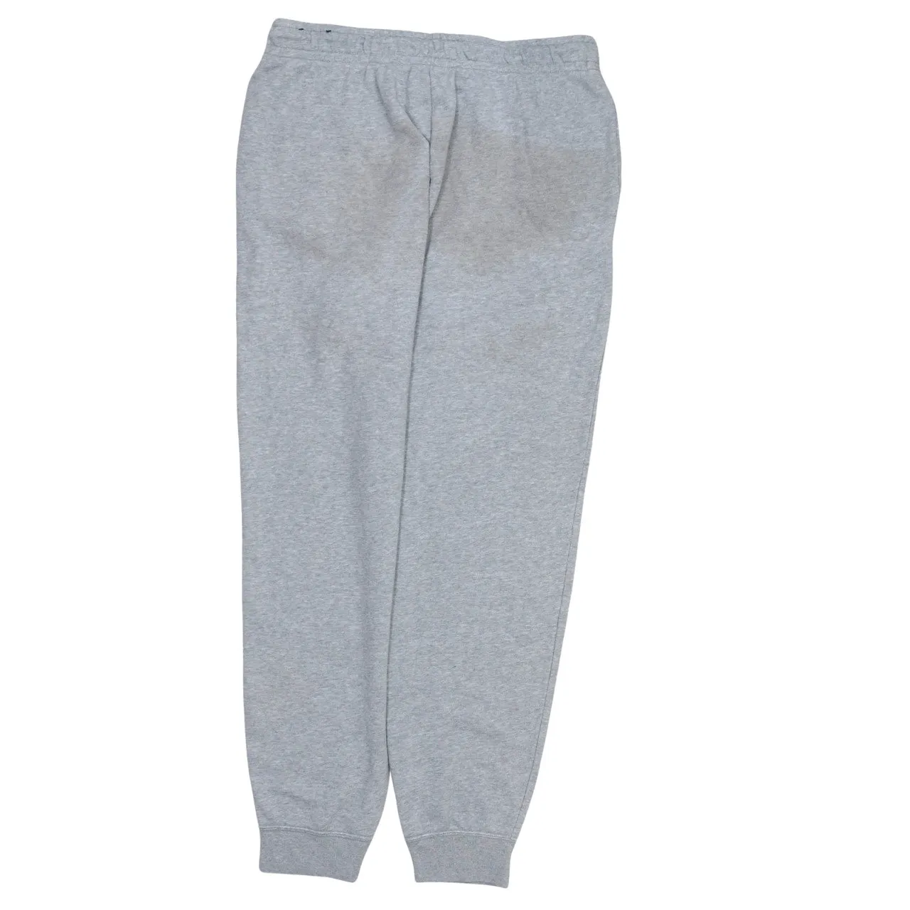 Nike Grey Joggers Men’s Medium Embroidered Swoosh Cuffed Hem Drawstring Waist Sweatpants sold by Vintage Club product image thumbnail 2