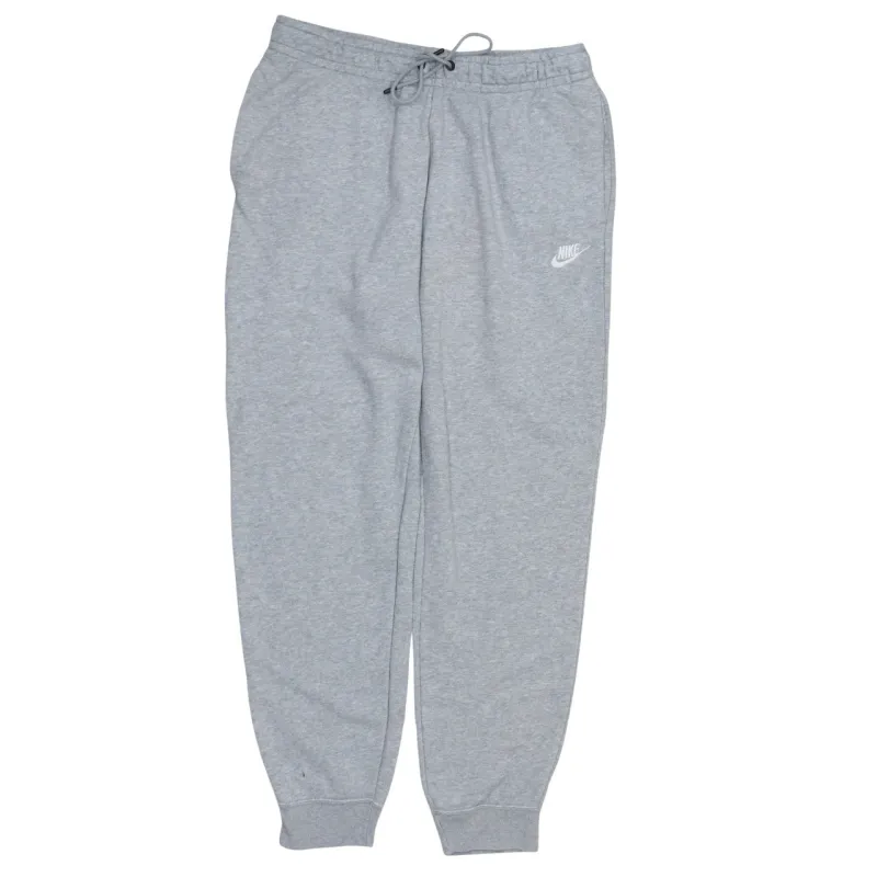 Nike Grey Joggers Men’s Medium Embroidered Swoosh Cuffed Hem Drawstring Waist Sweatpants sold by Vintage Club