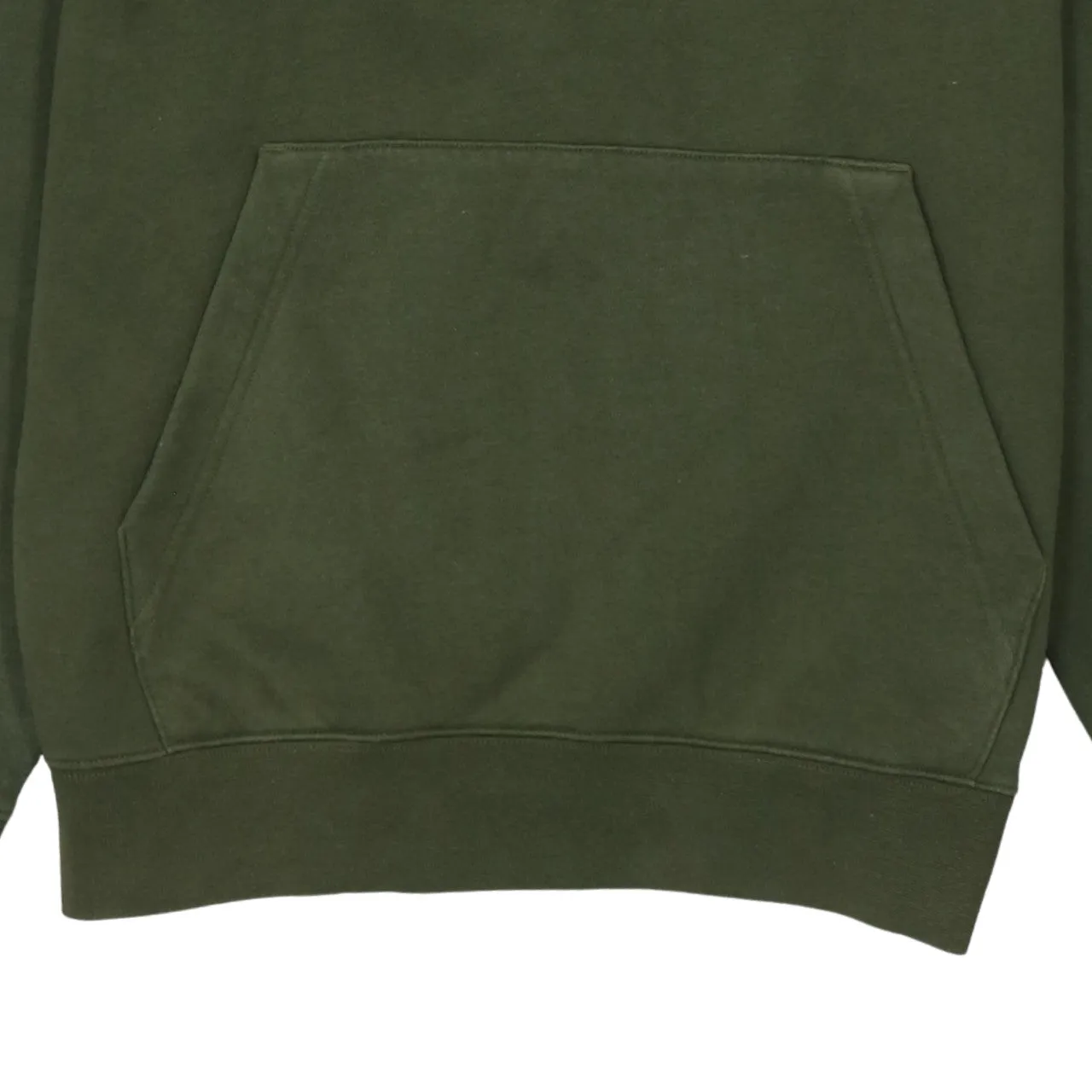 Nike Dark Green Hoodie Men's Small Embroidered Swoosh Logo Front Pocket Pullover Sweatshirt sold by Vintage Club product image thumbnail 4