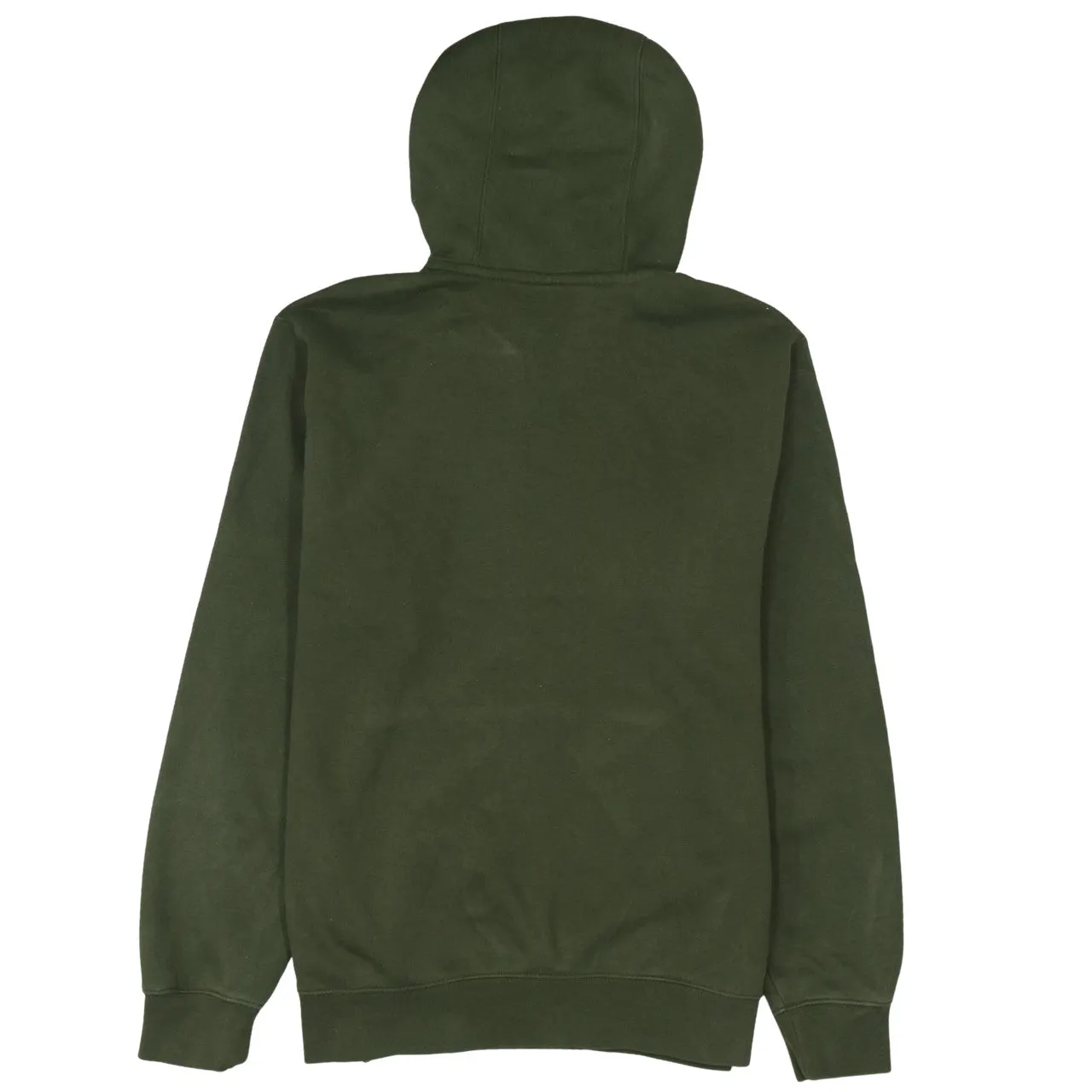 Nike Dark Green Hoodie Men's Small Embroidered Swoosh Logo Front Pocket Pullover Sweatshirt sold by Vintage Club product image thumbnail 2