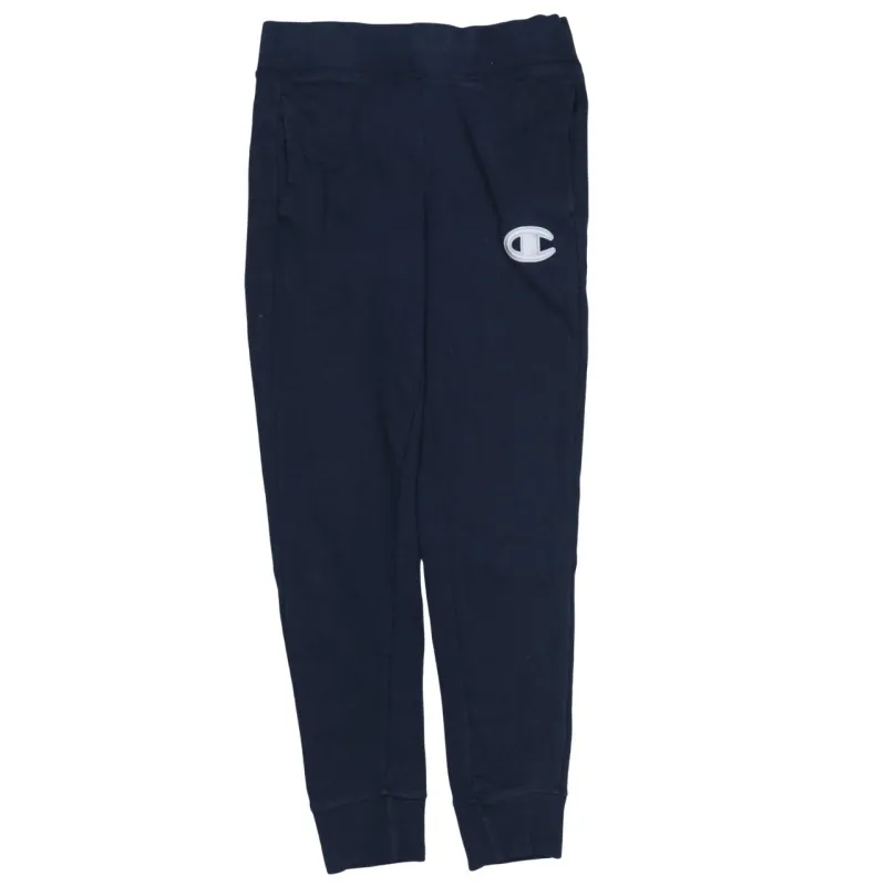 Champion Navy Blue Joggers Men's Small Embroidered C Logo Cuffed Sweatpants Loungewear sold by Vintage Club