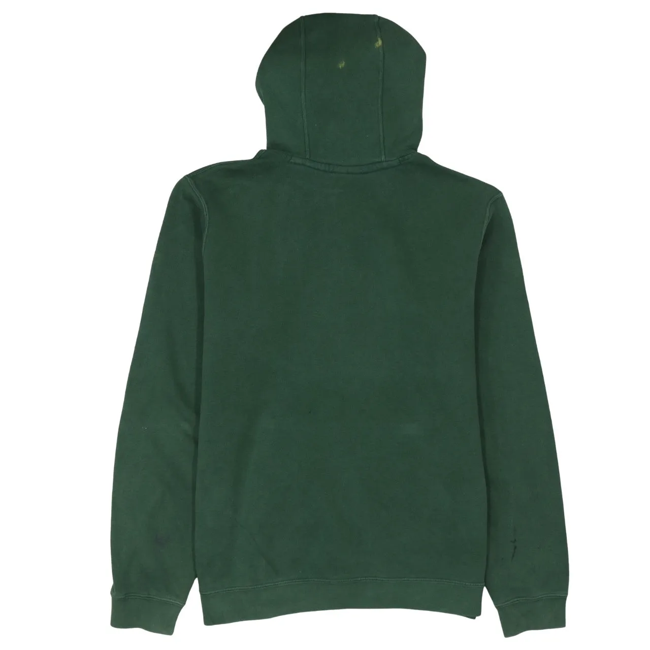 Nike Dark Green Hoodie Men's Medium Printed Logo Front Pocket Pullover Sweatshirt sold by Vintage Club product image thumbnail 2
