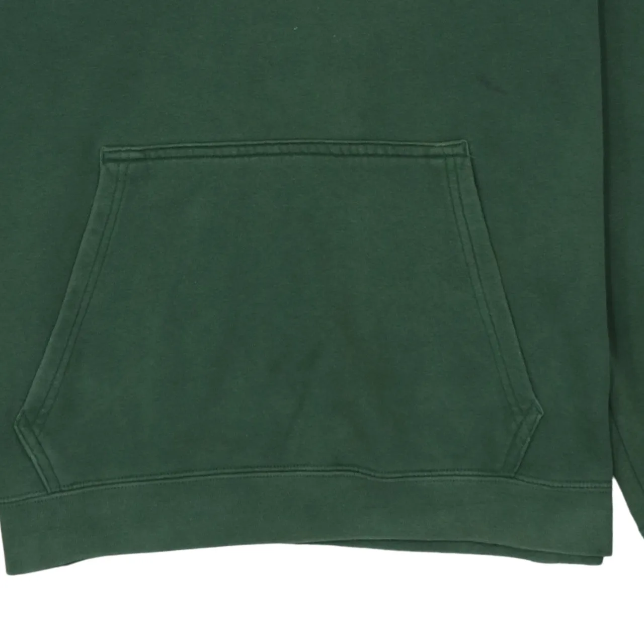Nike Dark Green Hoodie Men's Medium Printed Logo Front Pocket Pullover Sweatshirt sold by Vintage Club product image thumbnail 4