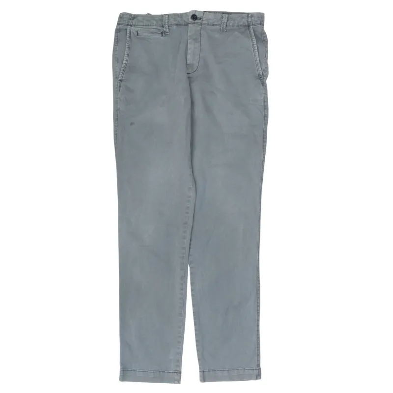 Gap Grey Chino Trousers Men's 34x32 Slim Fit Casual Cotton Style Pants sold by Vintage Club
