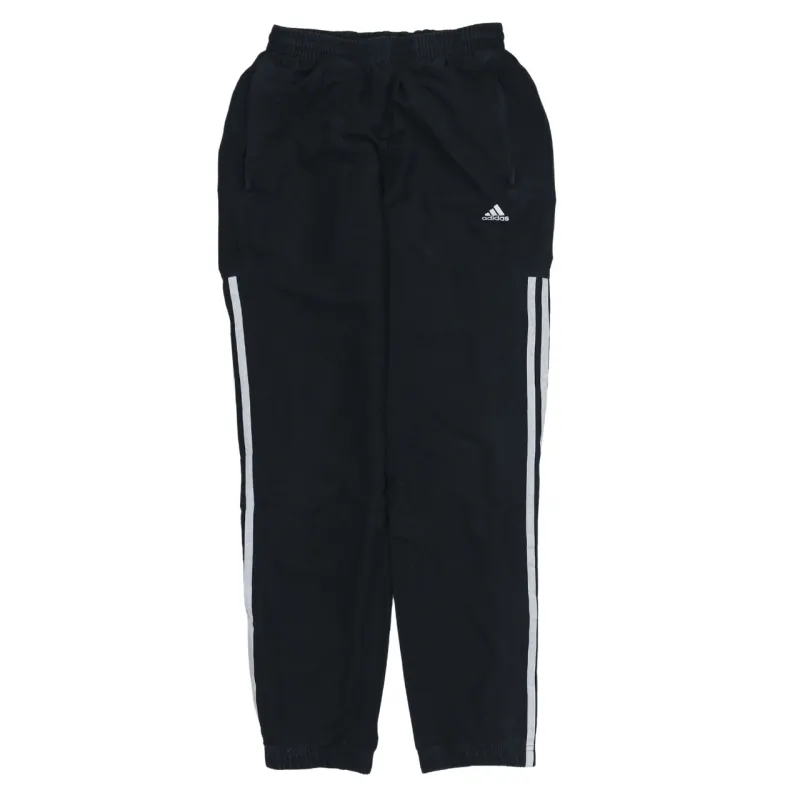 Adidas Black Joggers Men's 26 Elasticated Waist Three Stripe Side Logo Track Pants sold by Vintage Club