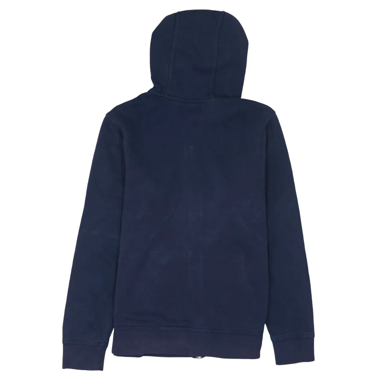 Nike Navy Blue Full Zip Hoodie Men’s Small Embroidered Swoosh Split Pocket Sweatshirt sold by Vintage Club product image thumbnail 2