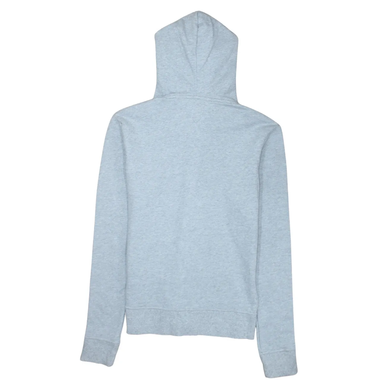Tommy Hilfiger Light Grey Hoodie Women’s Small Zip Up Taped Sleeves Embroidered Logo Sweatshirt sold by Vintage Club product image thumbnail 2