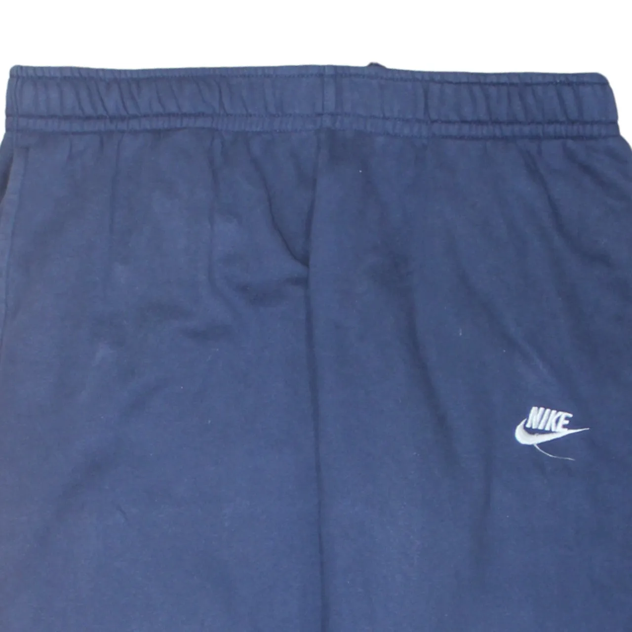 Nike Navy Blue Joggers Men’s XLarge Embroidered Swoosh Elastic Waist Cuffed Sweatpants sold by Vintage Club product image thumbnail 3