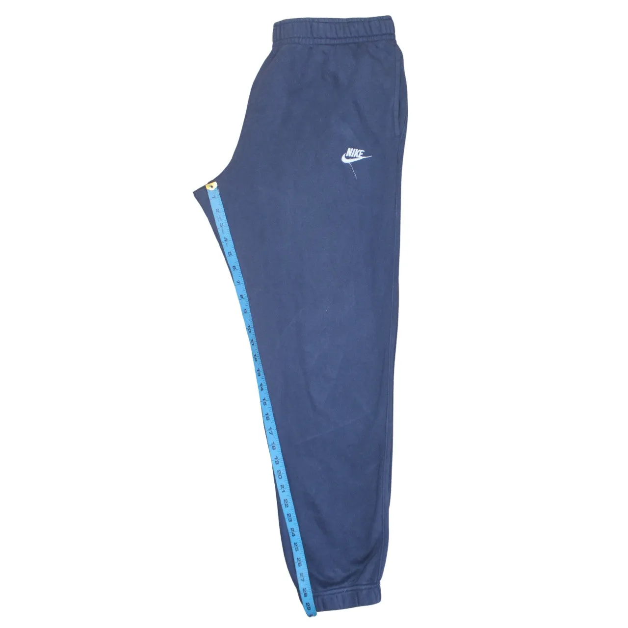 Nike Navy Blue Joggers Men’s XLarge Embroidered Swoosh Elastic Waist Cuffed Sweatpants sold by Vintage Club product image thumbnail 5