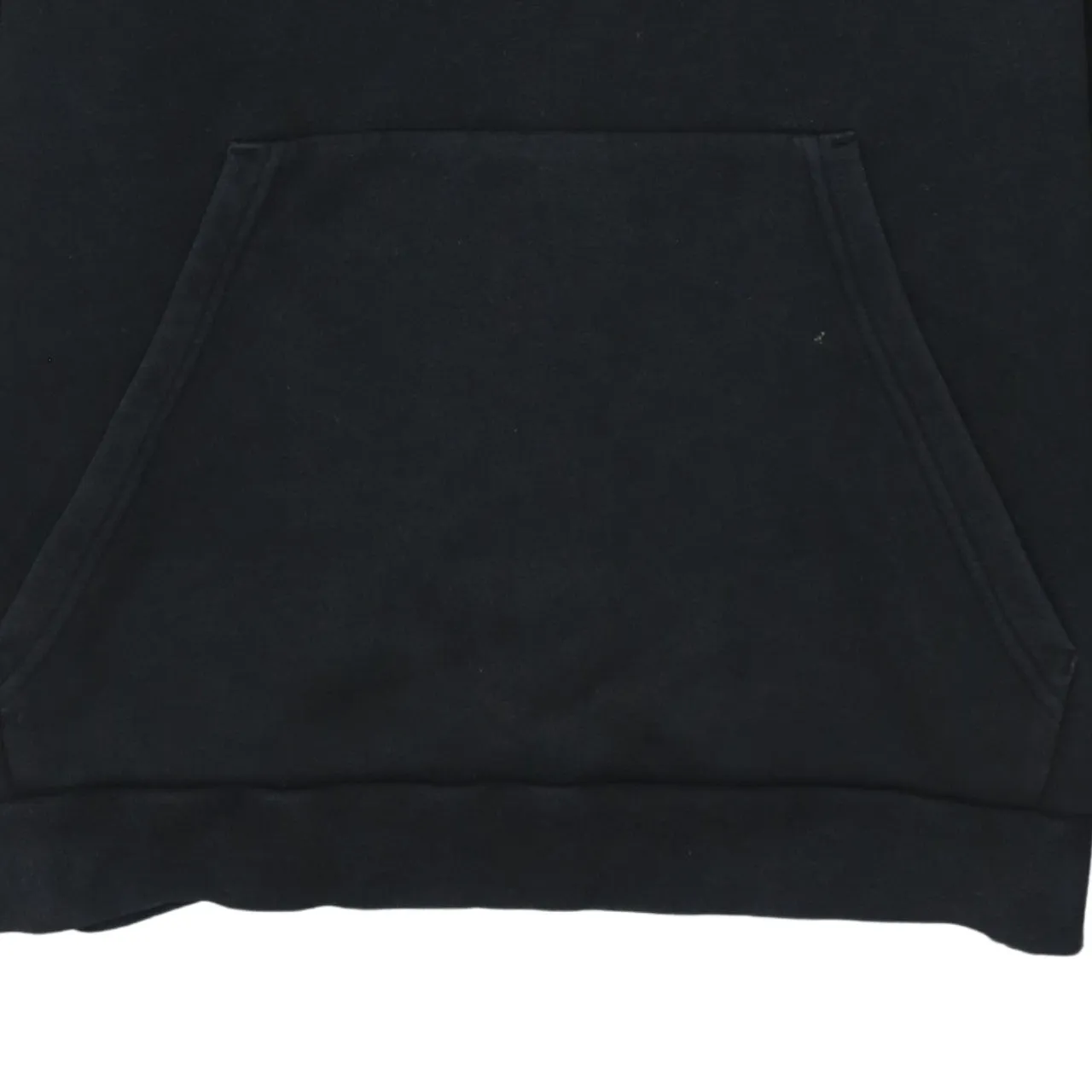 Adidas Black Hoodie Women’s Large Embroidered Logo Three Stripe Sleeve Pullover Sweatshirt sold by Vintage Club product image thumbnail 4