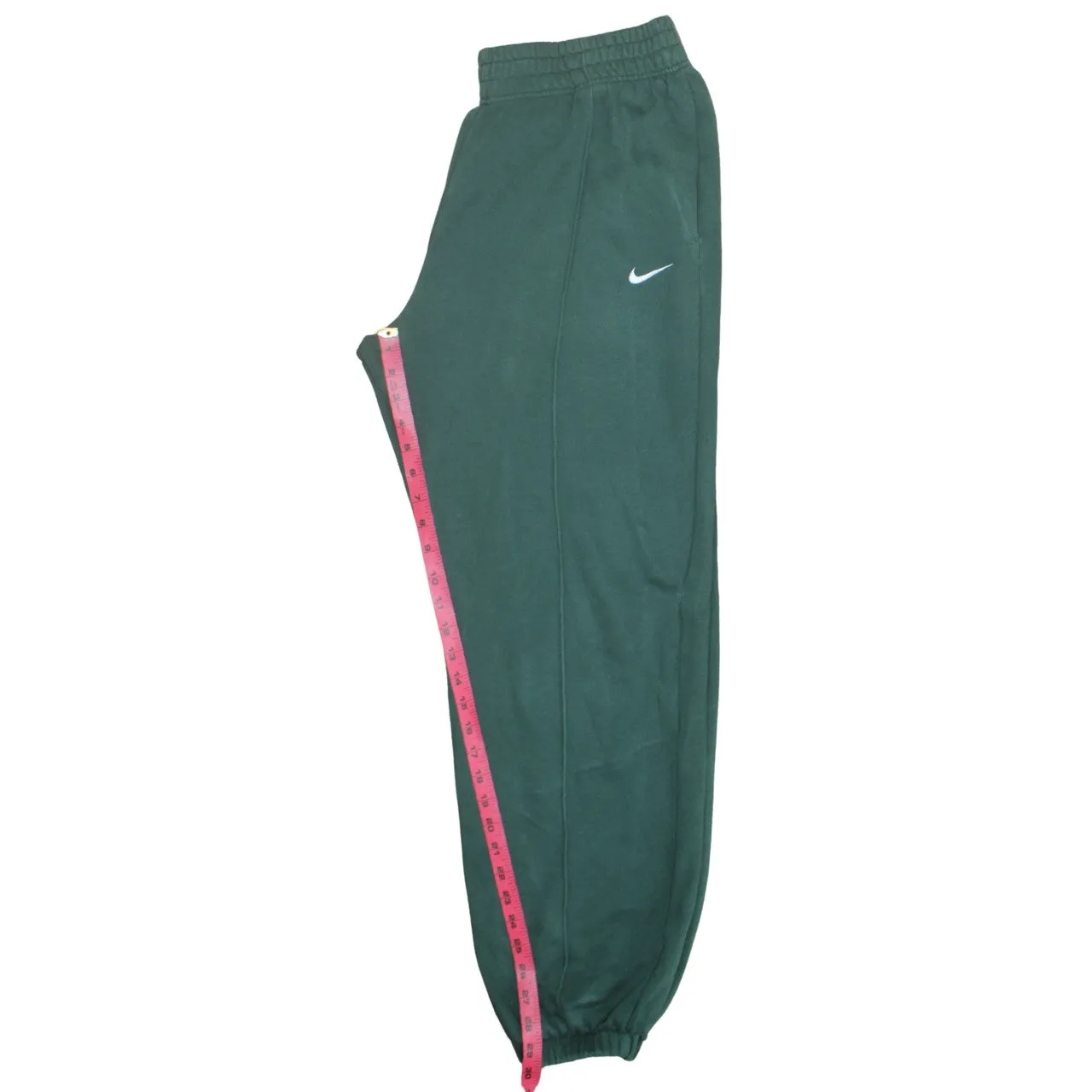 Nike Dark Green Joggers Sweatpants Men's Medium Embroidered Swoosh Elastic Cuffs Pockets sold by Vintage Club product image thumbnail 5