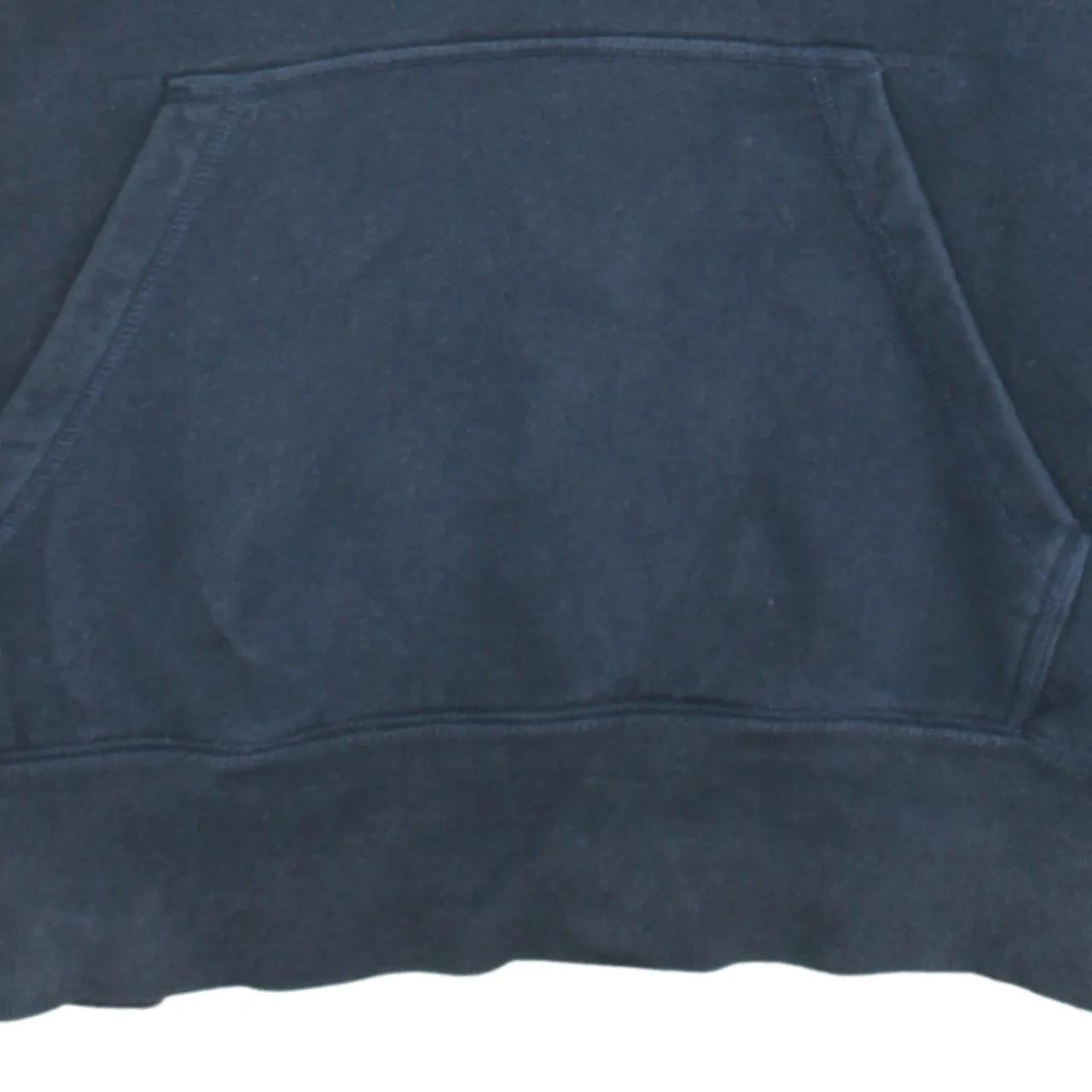 Nike Navy Blue Hoodie Men's Large Embroidered Swoosh Drawstring Front Pocket Pullover Sweatshirt sold by Vintage Club product image thumbnail 4