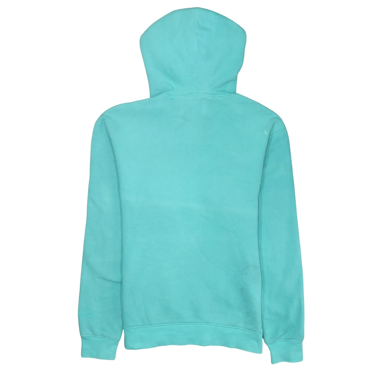 Jordan Turquoise Blue Hoodie Women’s Medium Embroidered Jumpman Logo Front Pocket Pullover Sweatshirt sold by Vintage Club product image thumbnail 2