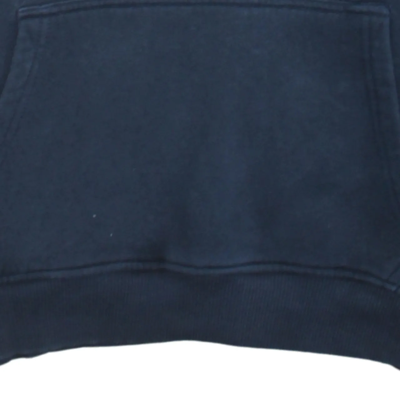 Prada Navy Blue Hoodie Women’s Large Embroidered Chest Logo Drawstring Hood Pouch Pocket Sweatshirt sold by Vintage Club product image thumbnail 4