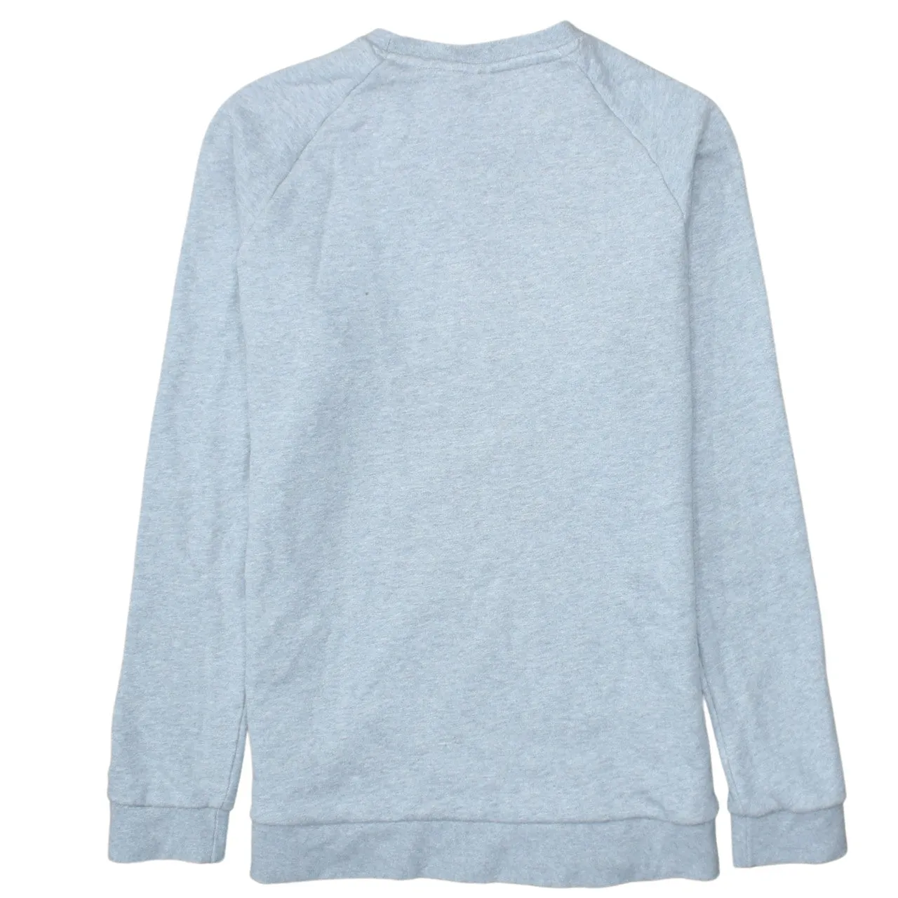 Adidas Light Grey Sweatshirt Men's Small Trefoil Embroidered Logo Crewneck Pullover Top sold by Vintage Club product image thumbnail 2