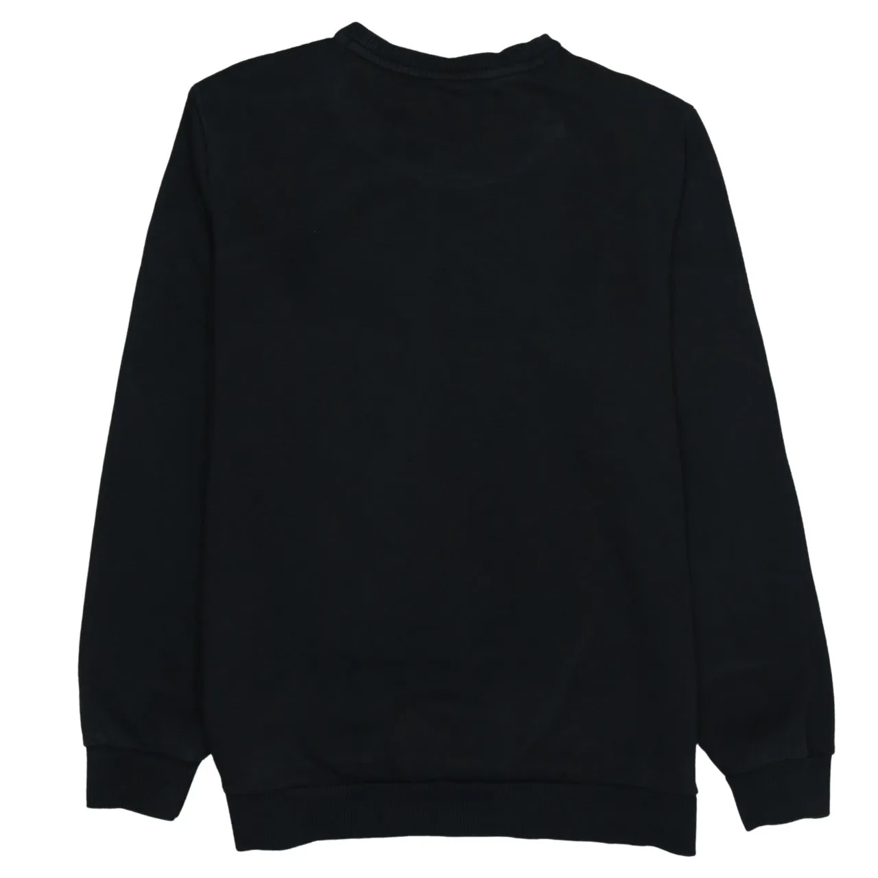 Puma Black Sweatshirt Men's Medium Embroidered Chest Logo Ribbed Cuffs Crewneck Pullover sold by Vintage Club product image thumbnail 2