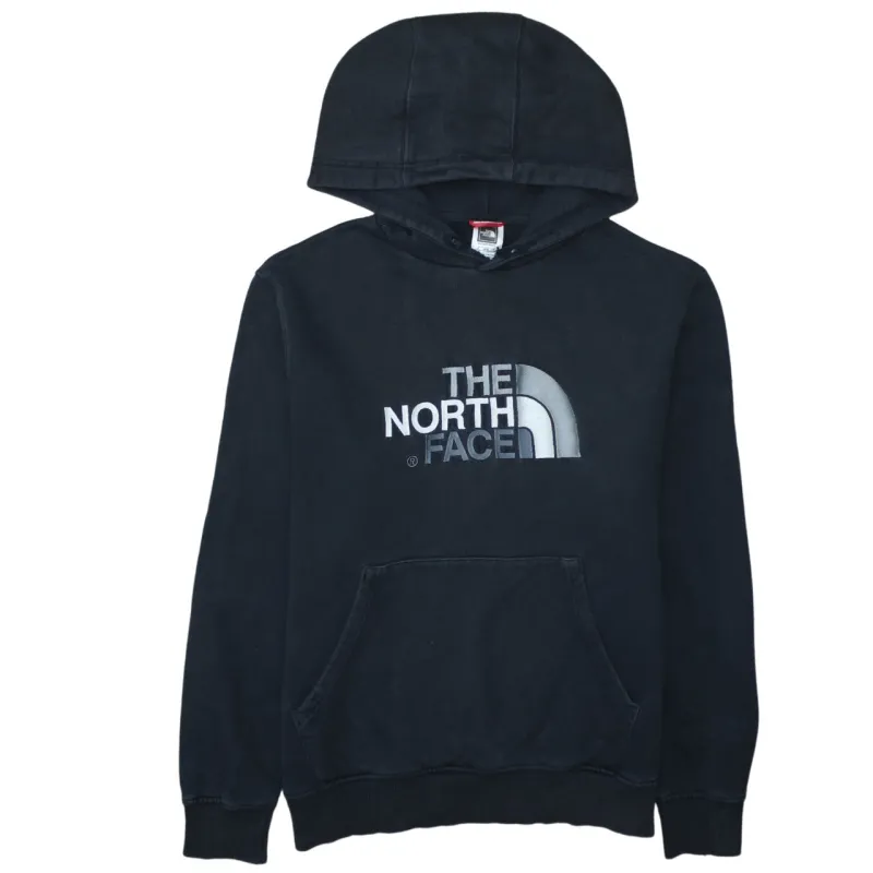 The North Face Black Hoodie Men’s Medium Printed Logo Front Pocket Pullover Sweatshirt sold by Vintage Club