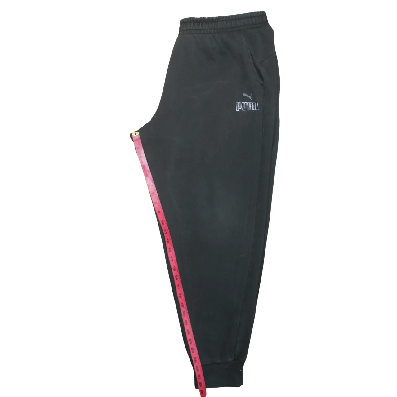 Puma Black Joggers Men’s XXLarge Elastic Waist Cuffed Hem Embroidered Logo Sweatpants sold by Vintage Club product image thumbnail 5