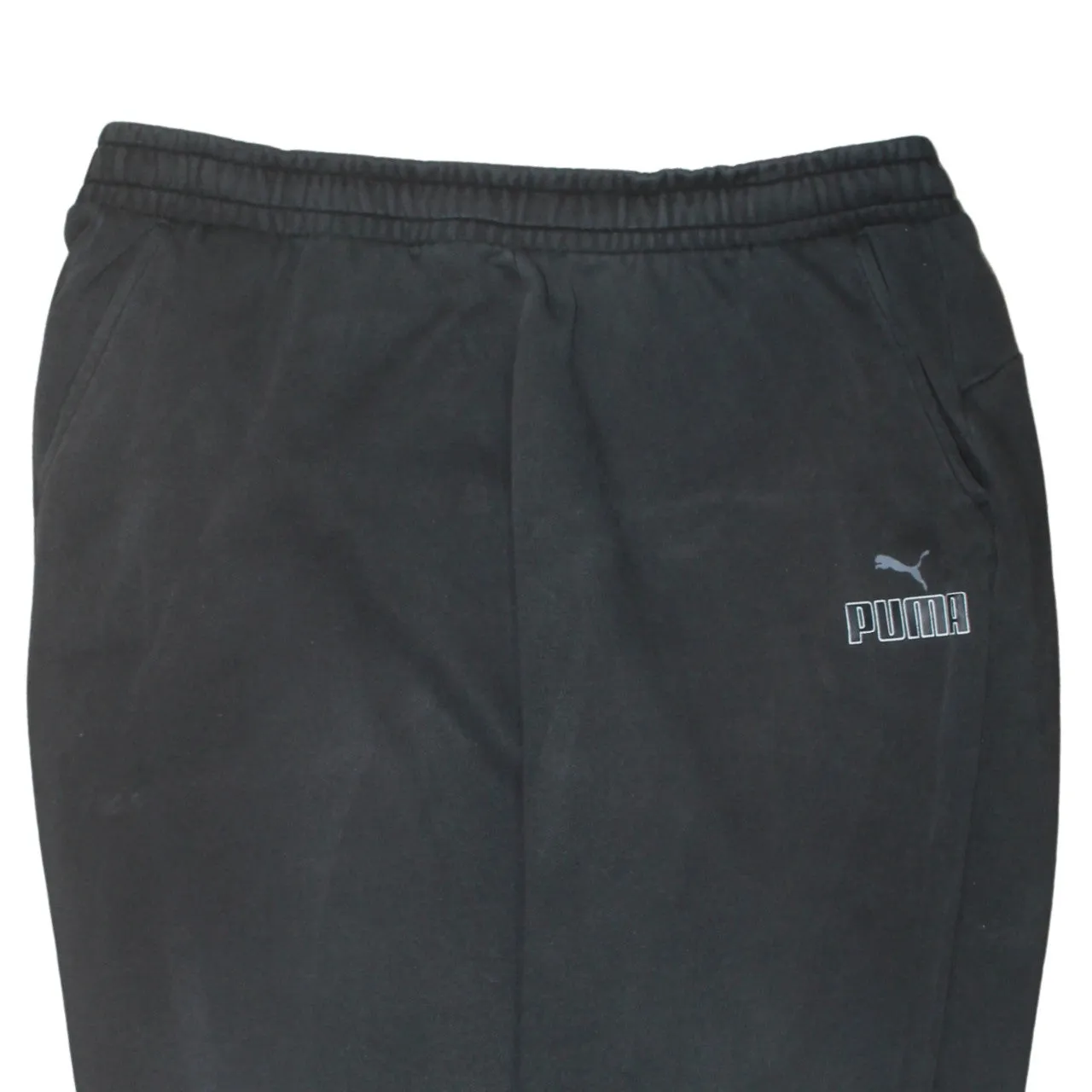 Puma Black Joggers Men’s XXLarge Elastic Waist Cuffed Hem Embroidered Logo Sweatpants sold by Vintage Club product image thumbnail 3