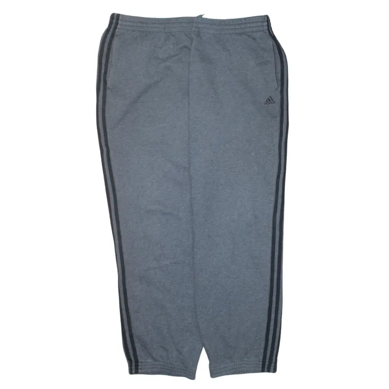 Adidas Grey Joggers Men’s XLarge Three Stripe Legs Small Logo Sweatpants Trousers sold by Vintage Club