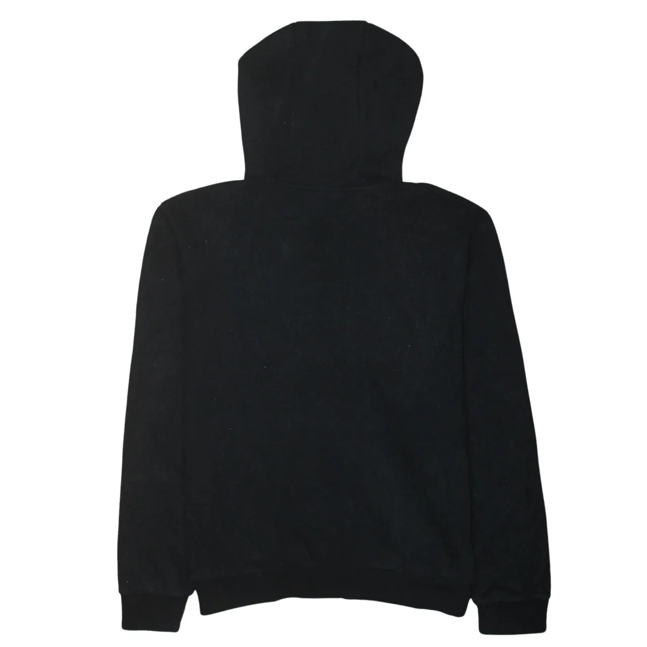 Ellesse Black Hoodie Women’s Large Printed Front Logo Drawstring Hood Front Pocket Sweatshirt sold by Vintage Club product image thumbnail 2