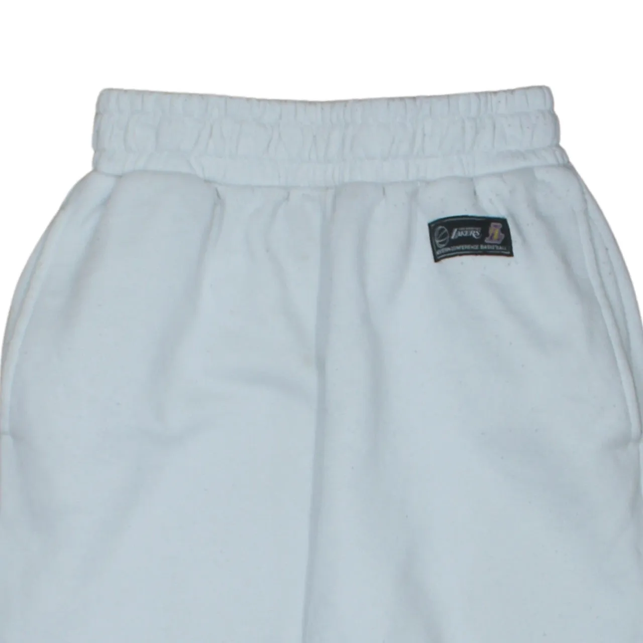 NBA White Los Angeles Lakers Joggers Women’s XXSmall Printed Leg Logo Elastic Waist Sweatpants sold by Vintage Club product image thumbnail 3