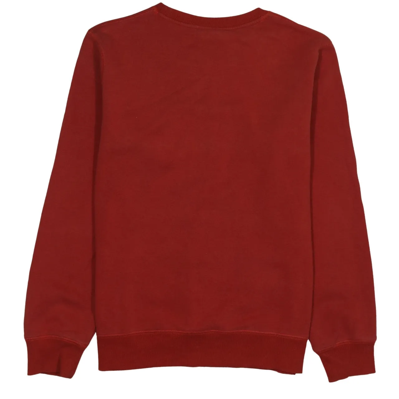 Champion Burgundy Red Sweatshirt Women’s Large Printed Script Logo Crewneck Pullover Fleece Top sold by Vintage Club product image thumbnail 2