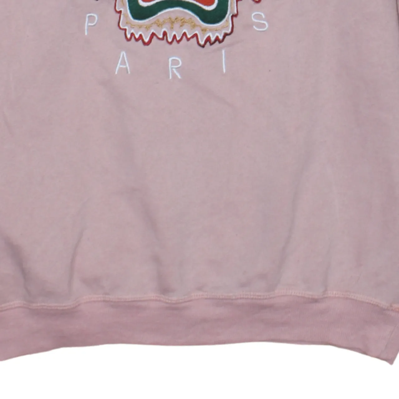 Kenzo Pink Tiger Sweatshirt Women's XLarge Embroidered Logo Crewneck Pullover Fleece Top sold by Vintage Club product image thumbnail 4