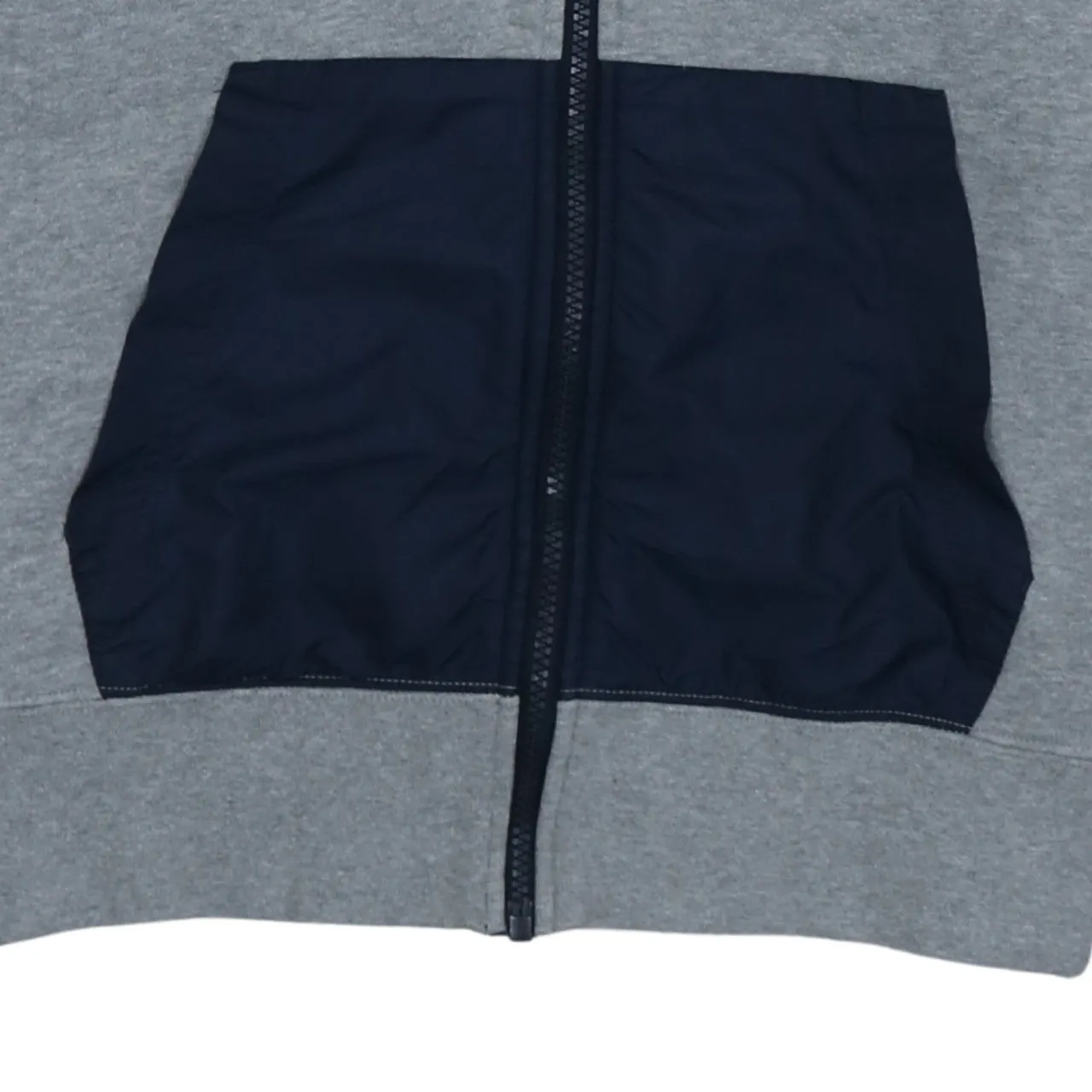Nike Grey Navy Hoodie Men's Small Full Zip Nike Air Printed Logo Pocket Sweatshirt sold by Vintage Club product image thumbnail 4