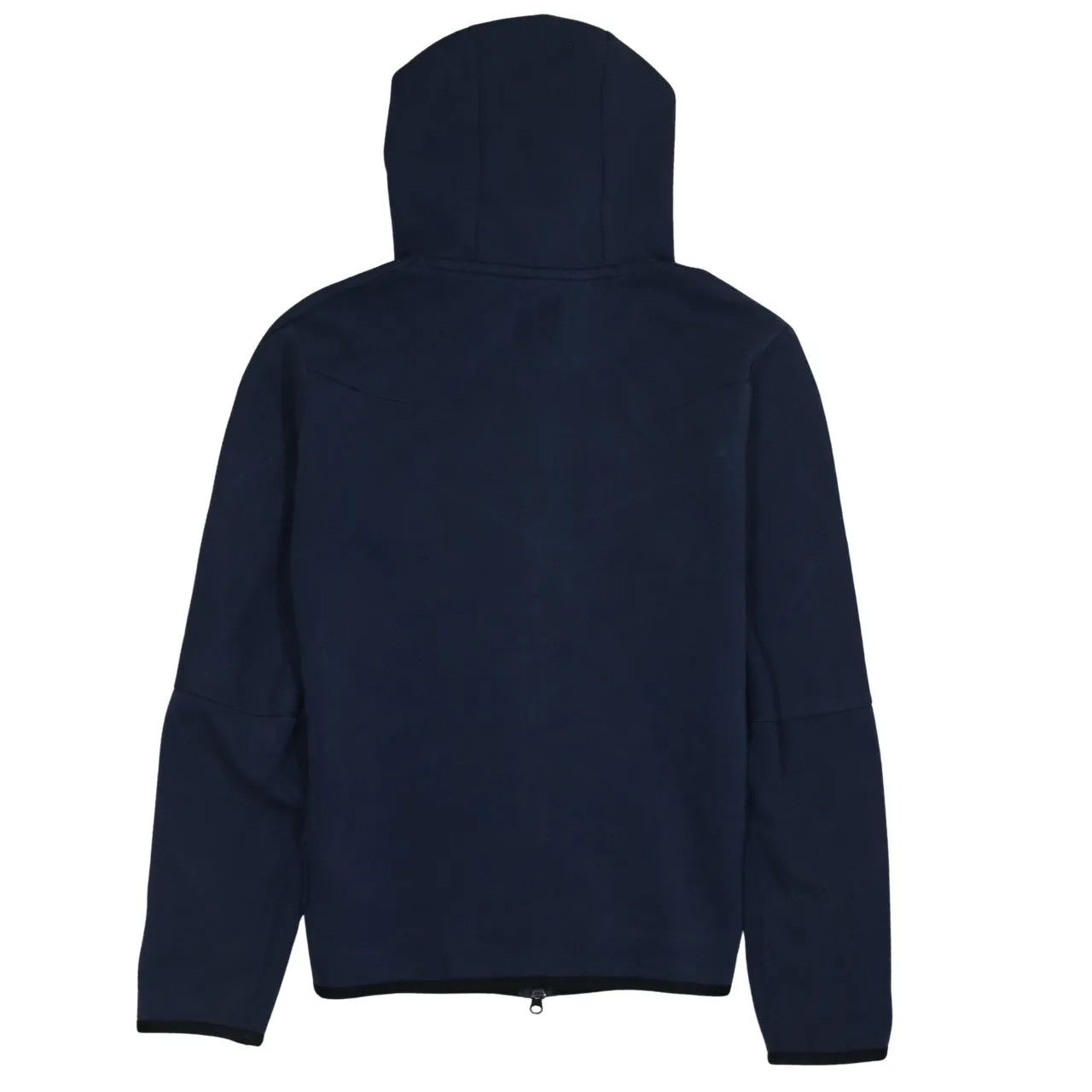 Nike Navy Blue Full Zip Hoodie Men’s Small Arm Pocket Chevron Detail Hooded Sweatshirt sold by Vintage Club product image thumbnail 2