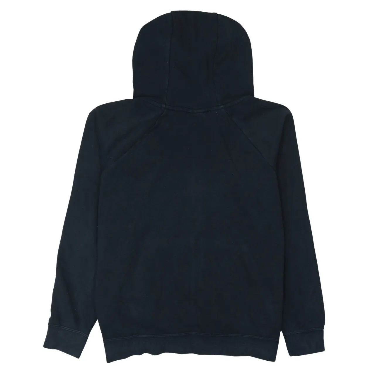 Nike Black Full Zip Hoodie Women’s Large Embroidered Swoosh Drawstring Pockets Sweatshirt sold by Vintage Club product image thumbnail 2