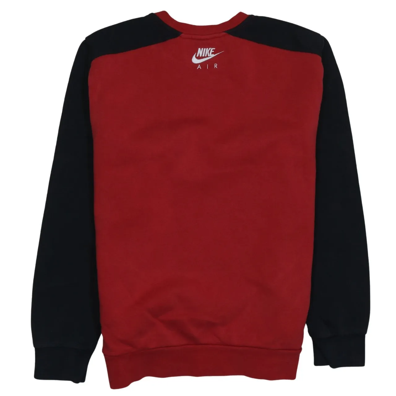 Nike Burgundy Red Sweatshirt Men's Medium Nike Air Printed Logo Crewneck Pullover sold by Vintage Club product image thumbnail 2