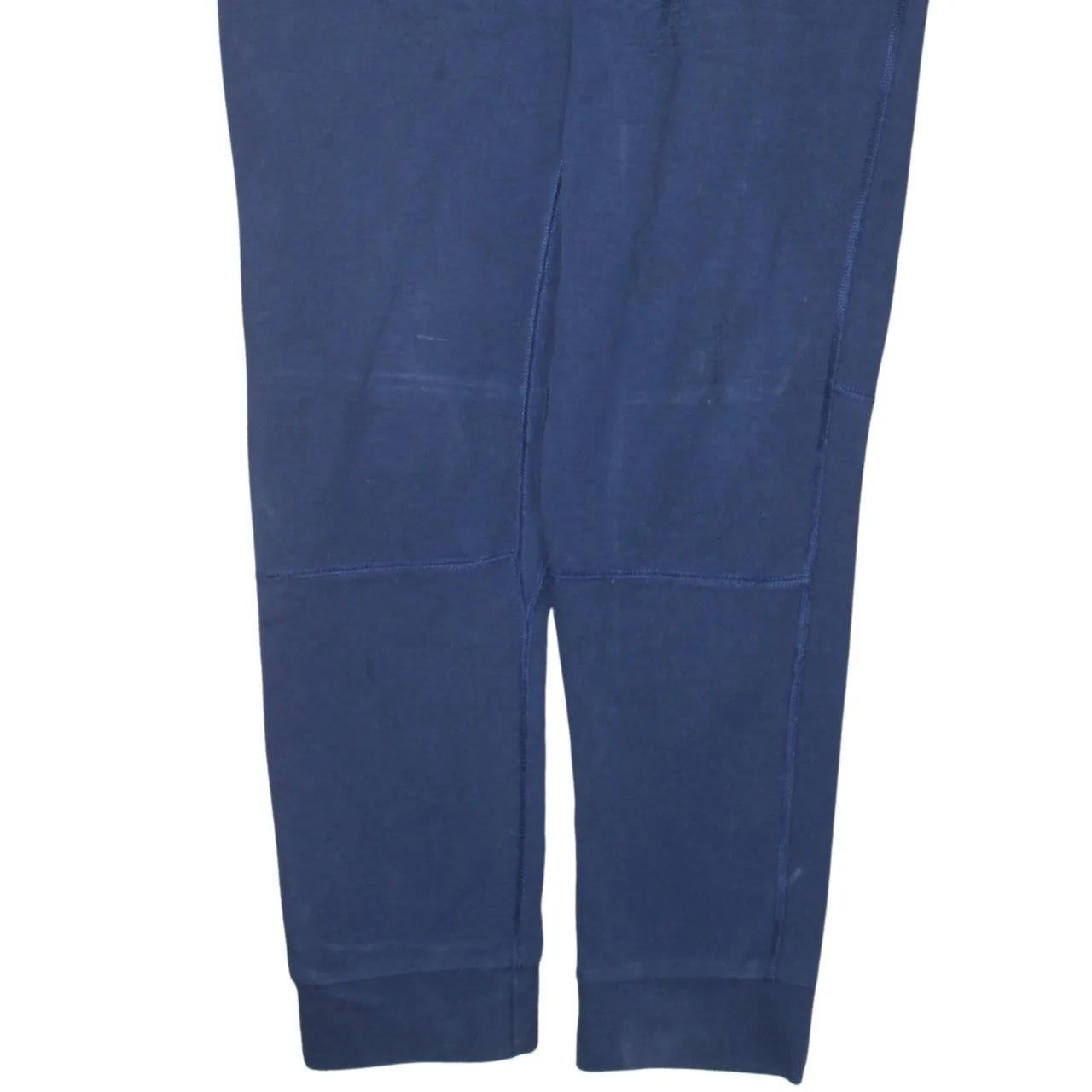 Nike Navy Blue Joggers Sweatpants Men’s Medium Embroidered Swoosh Drawstring Waist Cuffed Legs sold by Vintage Club product image thumbnail 4