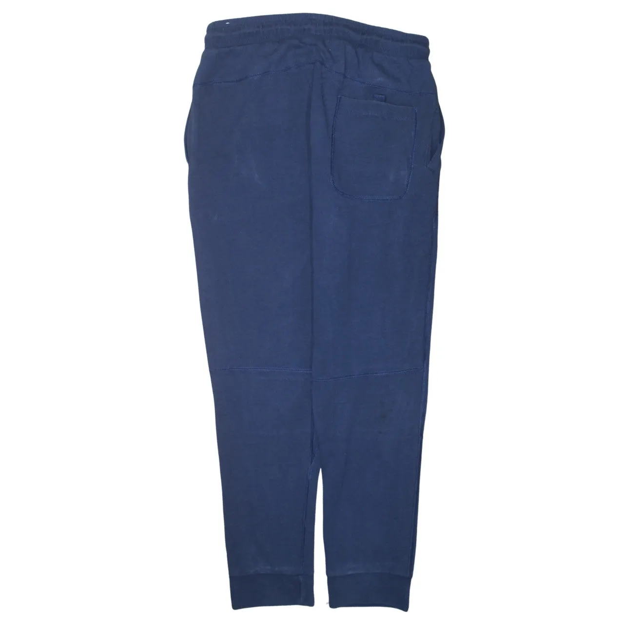 Nike Navy Blue Joggers Sweatpants Men’s Medium Embroidered Swoosh Drawstring Waist Cuffed Legs sold by Vintage Club product image thumbnail 2
