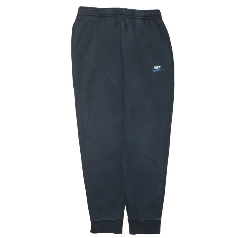 Nike Black Joggers Sweatpants Men's Medium Embroidered Swoosh Elasticated Cuffs Pockets sold by Vintage Club