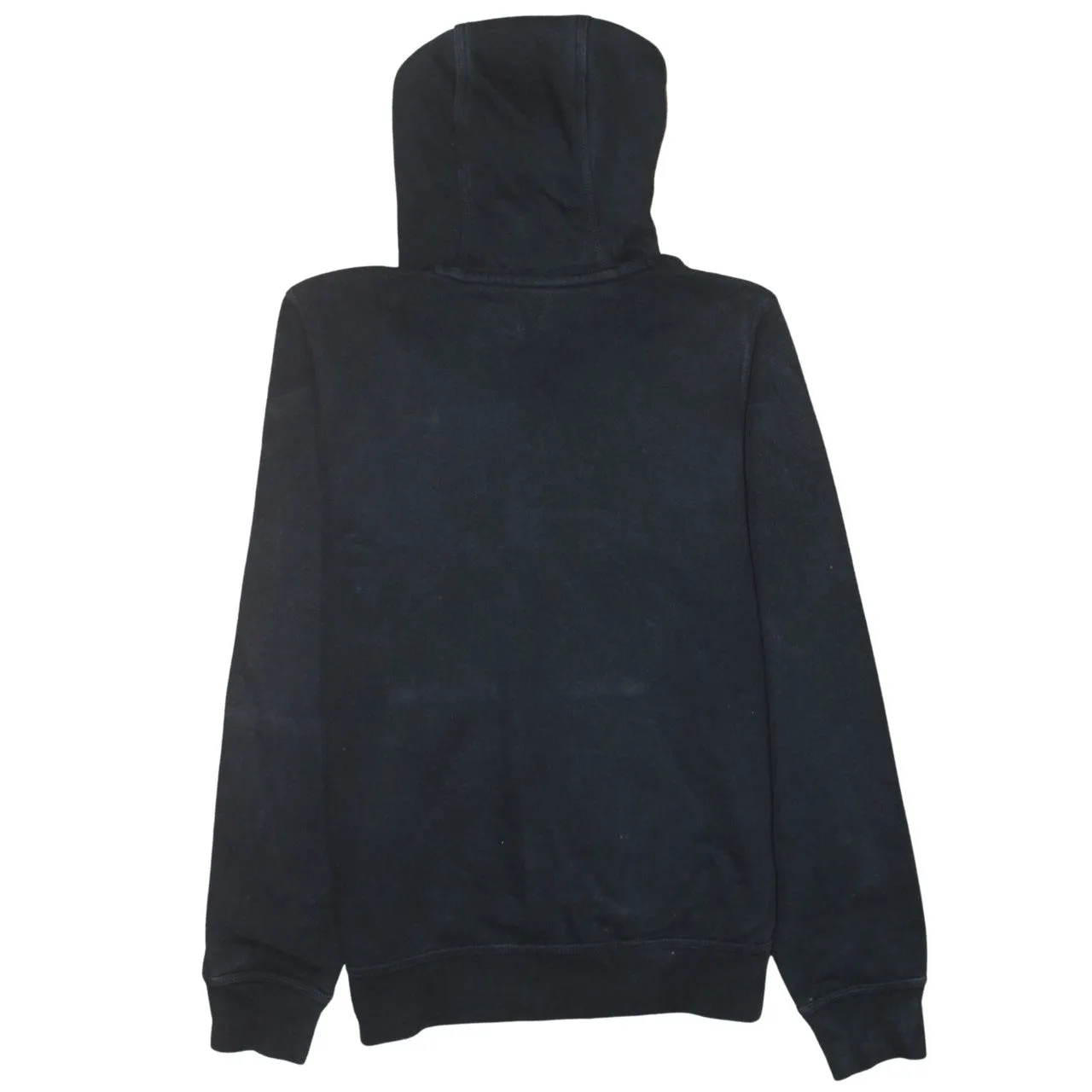 Nike Black Hoodie Men's Small Embroidered Swoosh Logo Front Pocket Pullover Sweatshirt sold by Vintage Club product image thumbnail 2