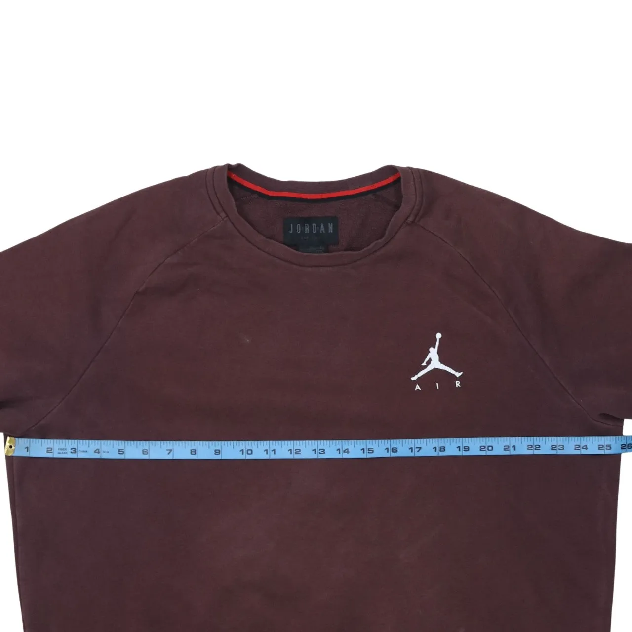 Jordan Brown Sweatshirt Men’s XLarge Embroidered Jumpman Logo Crewneck Pullover Fleece Top sold by Vintage Club product image thumbnail 5
