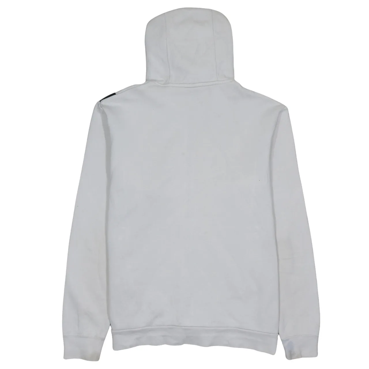 Nike White Grey Full Zip Hoodie Women’s Large Embroidered Logo Zip Pockets Sweatshirt sold by Vintage Club product image thumbnail 2