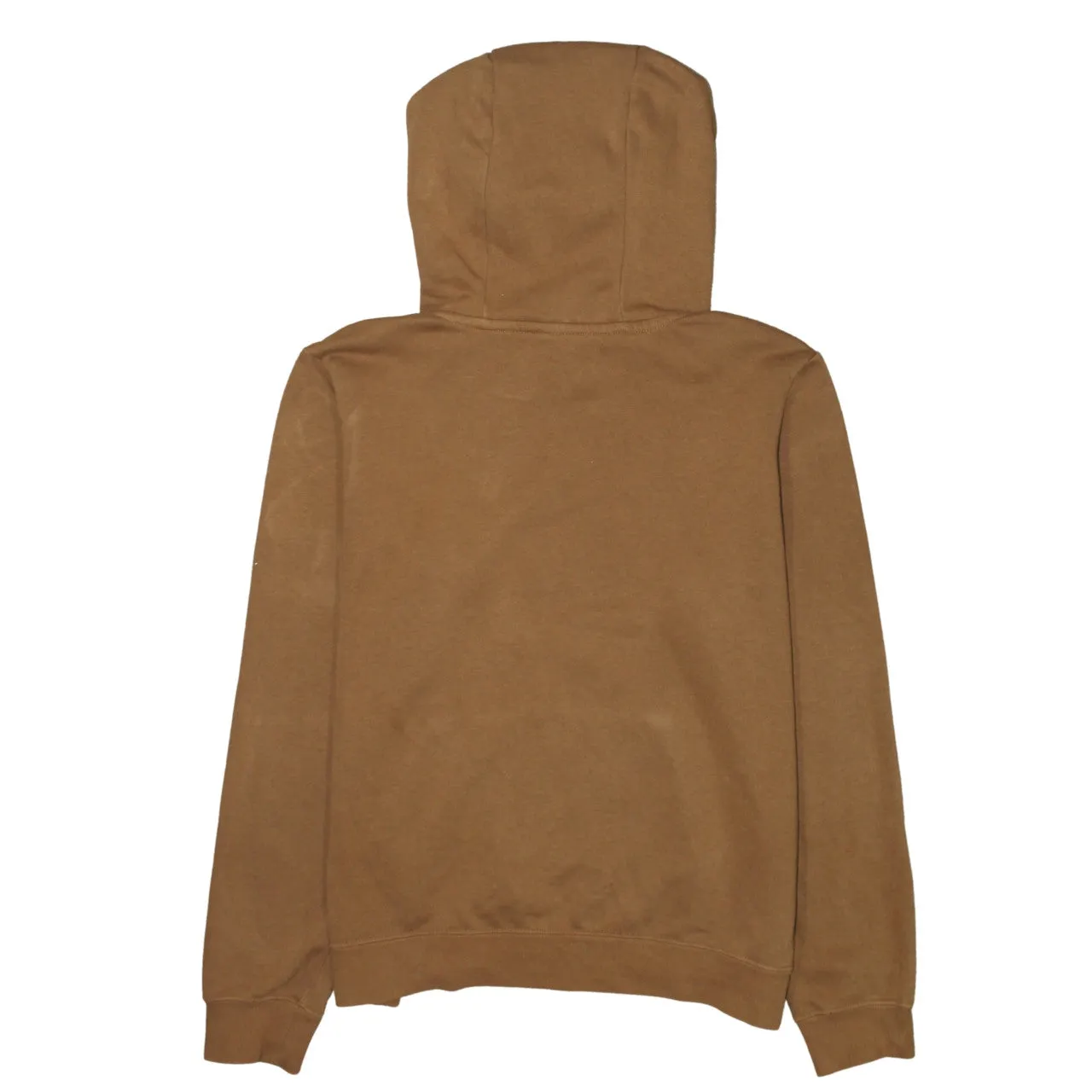 Nike Brown Hoodie Men’s Medium Embroidered Swoosh Logo Drawstring Pullover Sweatshirt sold by Vintage Club product image thumbnail 2